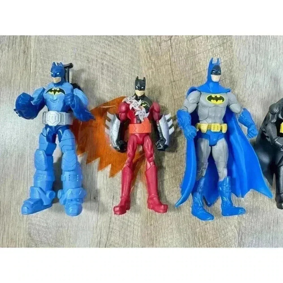 Batman Superman Action Figure Lot DC Comics 2011 2012 Mattel Ninja Power Attack - Picture 3 of 10